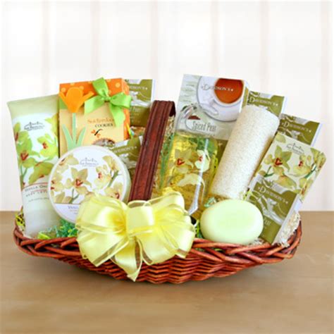 Luxury spa gift set basket. Elegant Orchid Home Spa Gift Basket | Free Shipping