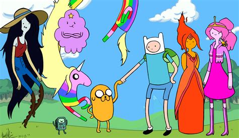 Adventure Time Group Shot By Joy Pedler On Deviantart