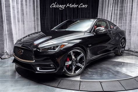Used 2019 INFINITI Q60 Red Sport 400 AWD Coupe MSRP 69 200 LOADED For