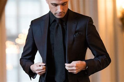 All Black Black Tie Wedding Guest Dress Mens Fashion Suits Formal