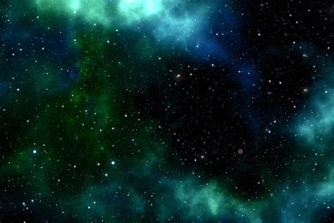 A pack of fifteen 6k (6144x3160) resolution abstract wallpapers. Green Galaxy 6K UHD Wallpaper
