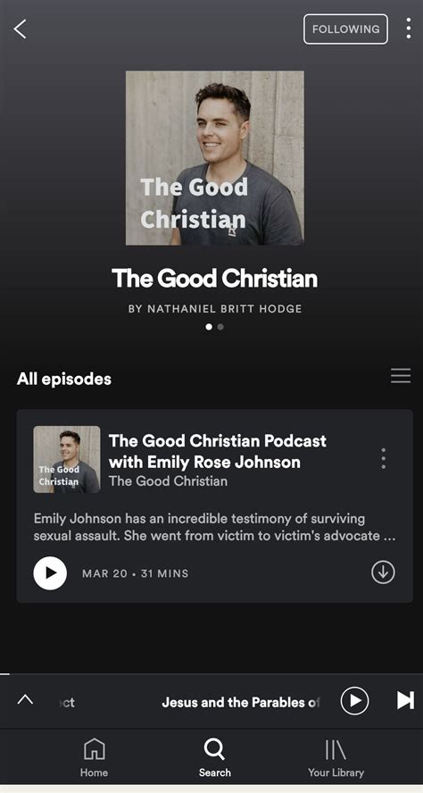 The Good Christian Podcast W Nathaniel Britt Hodge Christianity