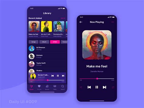 Android Music Music App Music Radio App Ui Design Mobile App Design