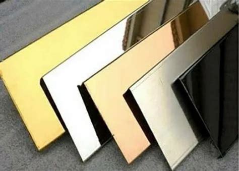 Tinted Mirror Finish Stainless Steel Sheets At Rs 210 Kilogram Mirror