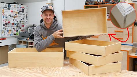 How To Build Plywood Drawers Strong Easy And Fast Youtube