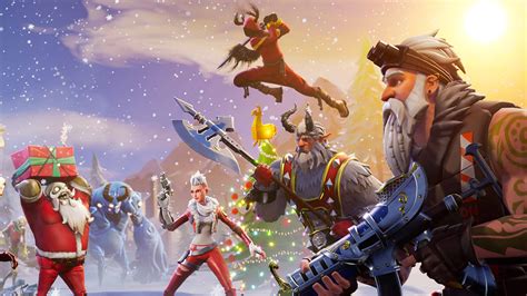 Fortnite Save The World Christmas Wallpapers Wallpaper Cave