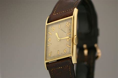 1940 Cartier Asymmetrical Watch For Sale - Unisex Vintage Time only