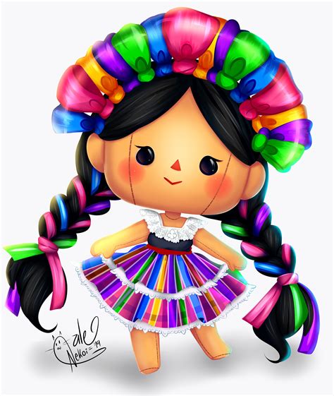 Mazahua Doll Mexican Toy By Alenekoi On Deviantart Mexican Artwork Mexican Doll Mexican