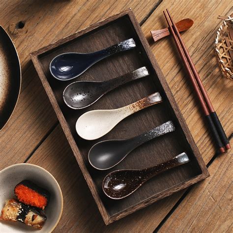 【TEC】Rustic Ceramic Soup Spoon / Sendok Sup Keramik / Sendok Makan