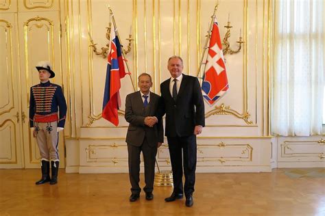 President Of The Senate’s First International Trip Czech And Slovak Leaders