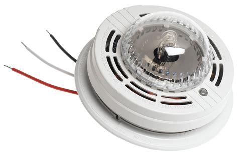 Firemen told me had it not been an old fashioned horsehair sofa and it depends a lot on the brand of smoke detector. KIDDE SLED177I - LED Strobe Light - Smoke, Heat & CO ...