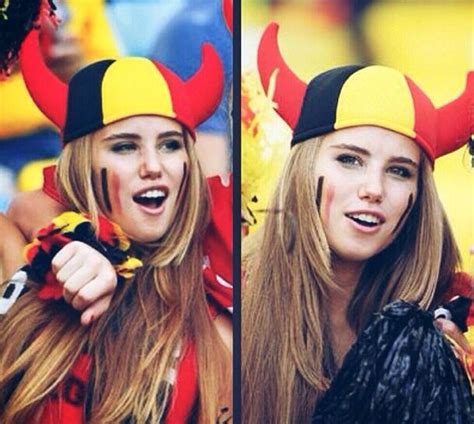 Belgium Soccer Girl Beautiful Athletes Hot Football Fans