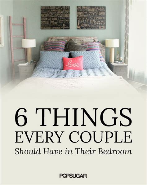 6 Things Every Couple Should Have In Their Bedroom