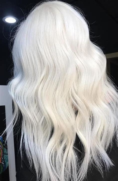 White And Platinum Blonde Hair Сolor Ideas White Hair Dye Permanent