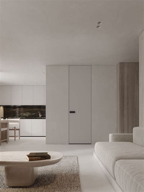 600c Apartment On Behance Modern Minimalist Interior Minimalist