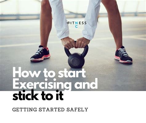 How To Start Exercising And Stick To It Fitness Nc