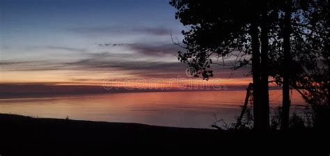 Sunrise Over Lake Huron Stock Image Image Of Huron 230905067