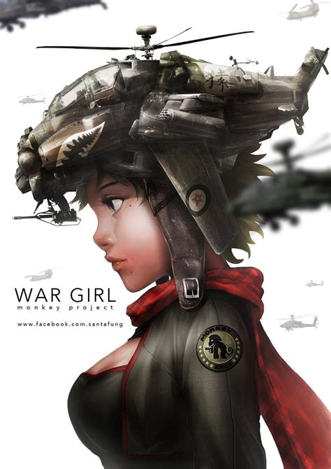 War Girl By Santafung On Deviantart Comic Artist Illustration Girl