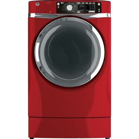 Ge 83 Cu Ft Electric Dryer With Steam Cycle Ruby Red In The Electric