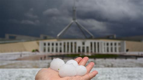 Golf Ball Sized Hail Hits Canberra Severe Storms To Impact Nsw Next
