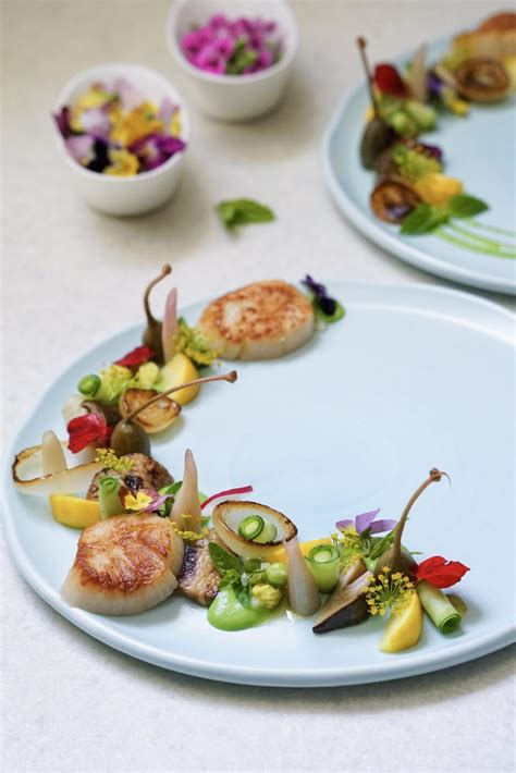 Scallops With Pea Puree From The Chef At Fairmont Seattle Recipe