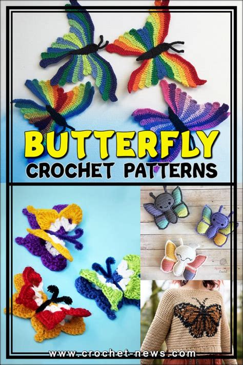 28 Crochet Butterfly Patterns Crochet News