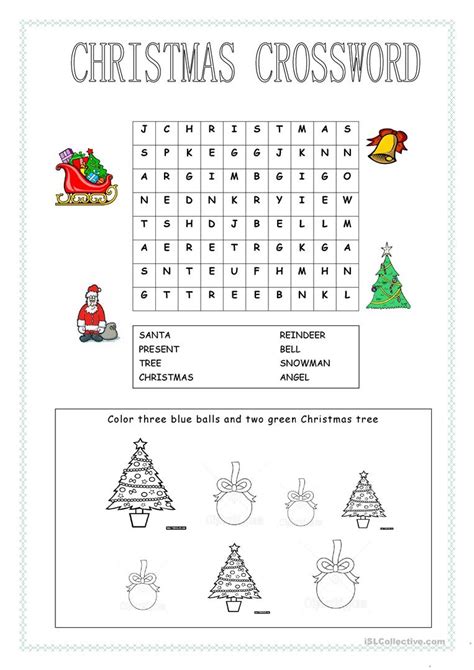 Welcome to our free christmas worksheets for kids page. Christmas Vocabulary - English ESL Worksheets for distance learning and physical classrooms