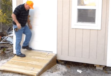 How To Build A Shed Ramp Simple Step By Step Diy Tutorial Uthesawguy