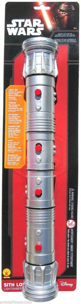 Star Wars Light Saber Double Red Darth Maul Sith Lord Lightsaber Licensed New Ebay