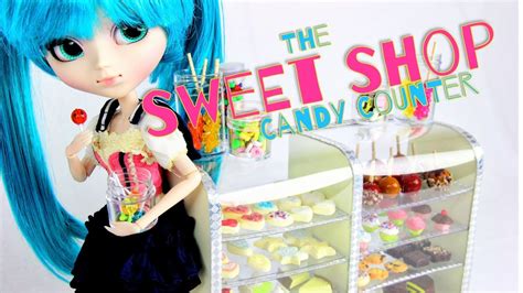 Today at my froggy stuff we've got a fabulous and easy no sew diy sectional sofa craft!! How to Make a Doll Sweet Shop Candy Counter - Doll Crafts ...