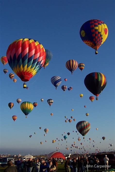 Up Up And Away 840 Hot Air Balloons By John Carpenter Redbubble
