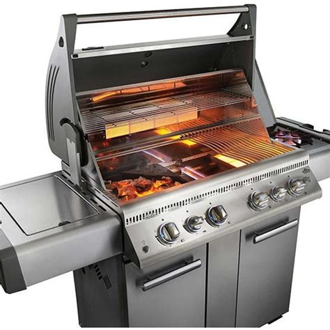 Includes one 12, 000 btu searing side burner. Napoleon LEX 605 Freestanding Natural Gas Grill With ...