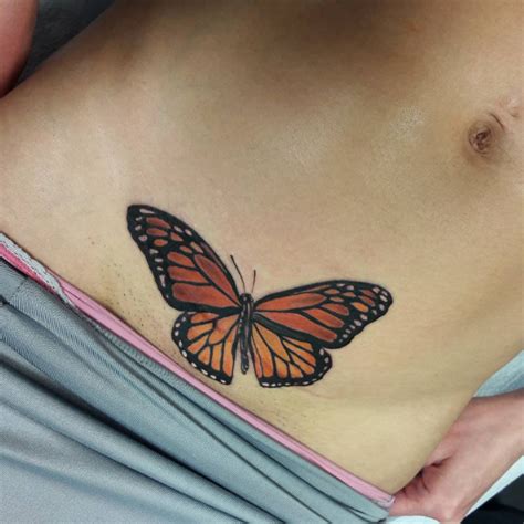 Monarch Butterfly C Section Tattoo C Section Scar Tattoo C Section