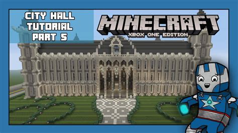 Minecraft Xbox One City Hall Tutorial Part 5 Xboxpspcpe Youtube