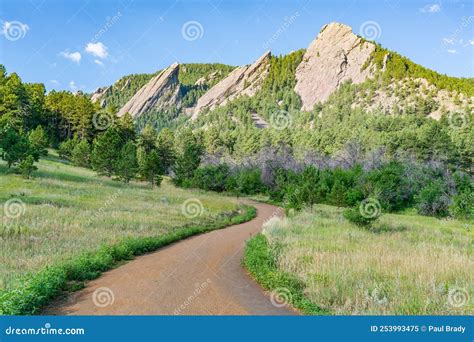 Flatiron Peaks Near Boulder Colorado Stock Image Image Of Flatirons