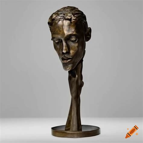 Egon Schiele Inspired Bronze Sculpture On Craiyon