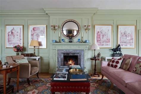 Restored Queen Anne House Old Meets New Colourful Drawing Room