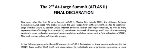 Atlas Ii At Large Summit London 2014