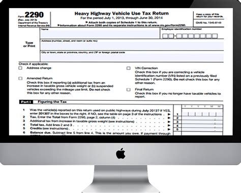 File Tax 2290 Electronically Irs 2290 Tax Form