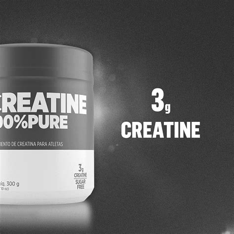 Creatina Pro Series 100 Pure 300 G Atlhetica Nutrition Natural