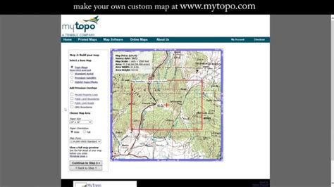 Set Up A Mytopo Custom Map In 3 Minutes Youtube