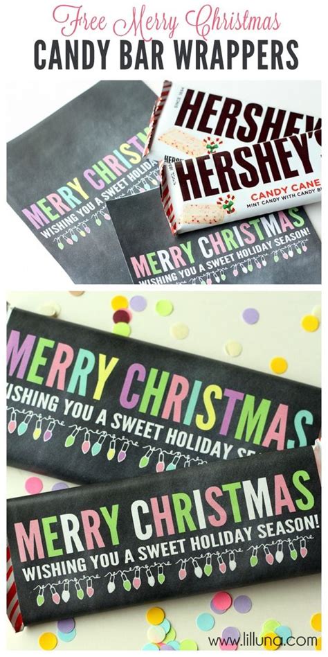 Enjoy this free printable candy bar wrapper for thanksgiving! Free Printable Christmas Candy Bar Wrappers | Projects to ...