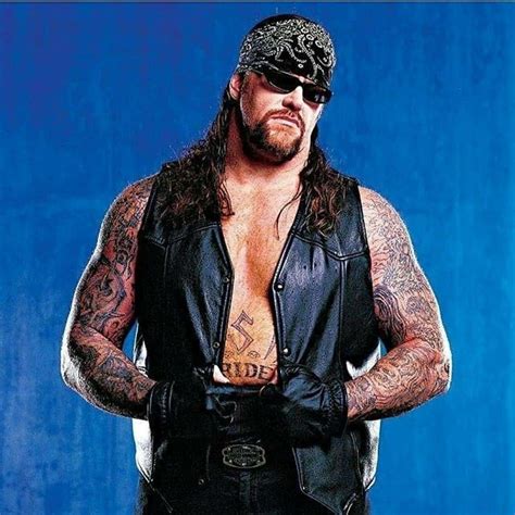 The Undertaker American Badass 🇺🇸 Undertaker Wwe Undertaker Black Leather Vest