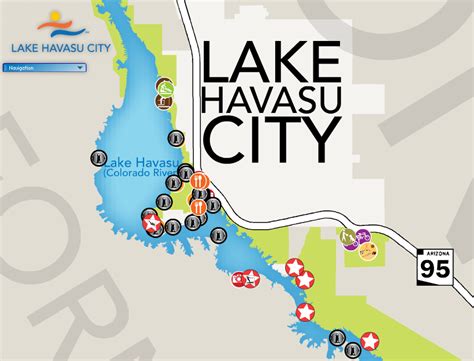 Lake Havasu Map Lake Havasu Lake Havasu City Lake Boat