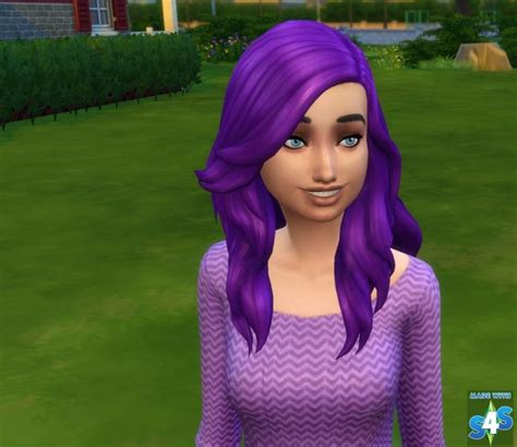 Romantic Gardens Female Hair Colour Purple By Wendy35pearly At Mod The
