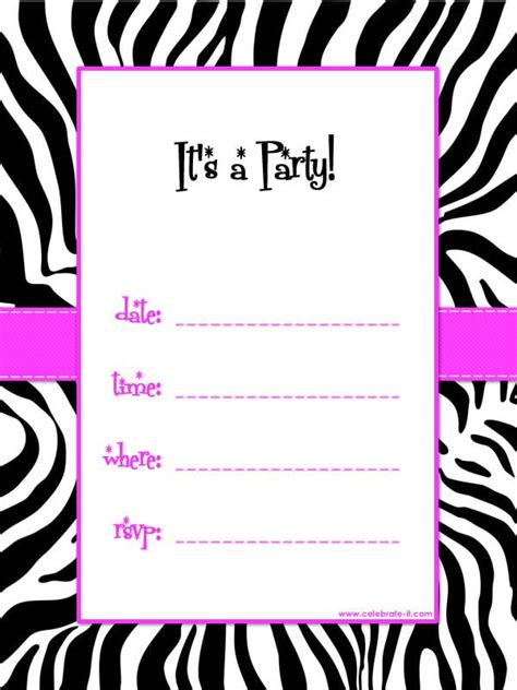 Please choose your favorite birthday card templates and download them for free, don't hesitate to comment and share this post with your friends. Free Printable Birthday Invitations Online - Bagvania FREE ...