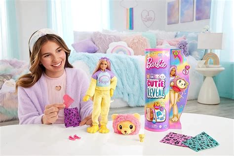 Barbie Cutie Reveal Camisetas Cozy León Disfraz Piletas And Juguetes