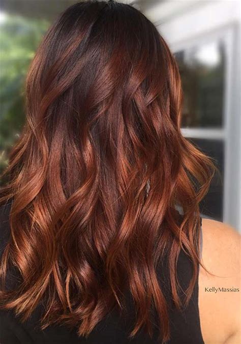 Auburn hair color looks amazing with black coats, it peeks nicely out of a hat and it makes any turtleneck sweater look ten times better. 100 Badass Red Hair Colors: Auburn, Cherry, Copper ...