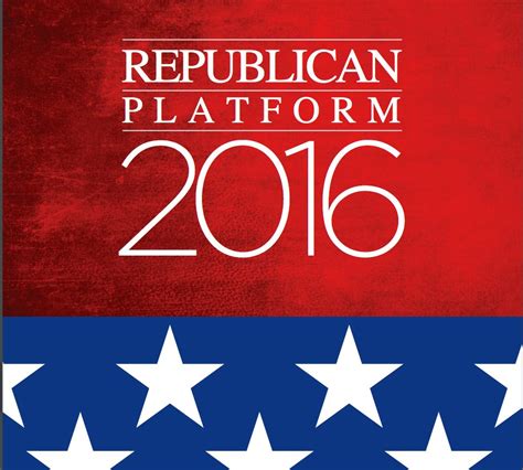 What You Should Know About The Republican Party Platform