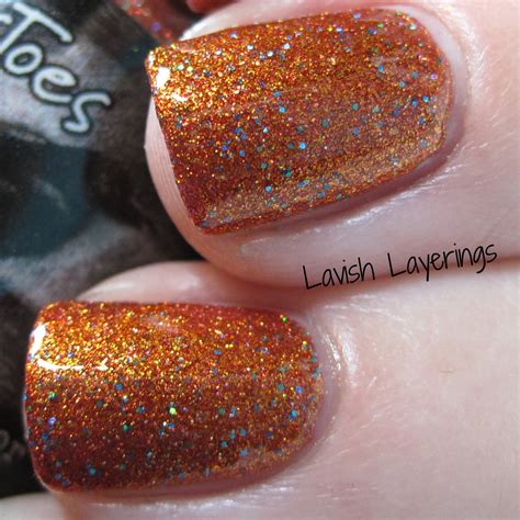 Lavish Layerings CrowsToes Nail Color Hella Holo Customs Exclusives